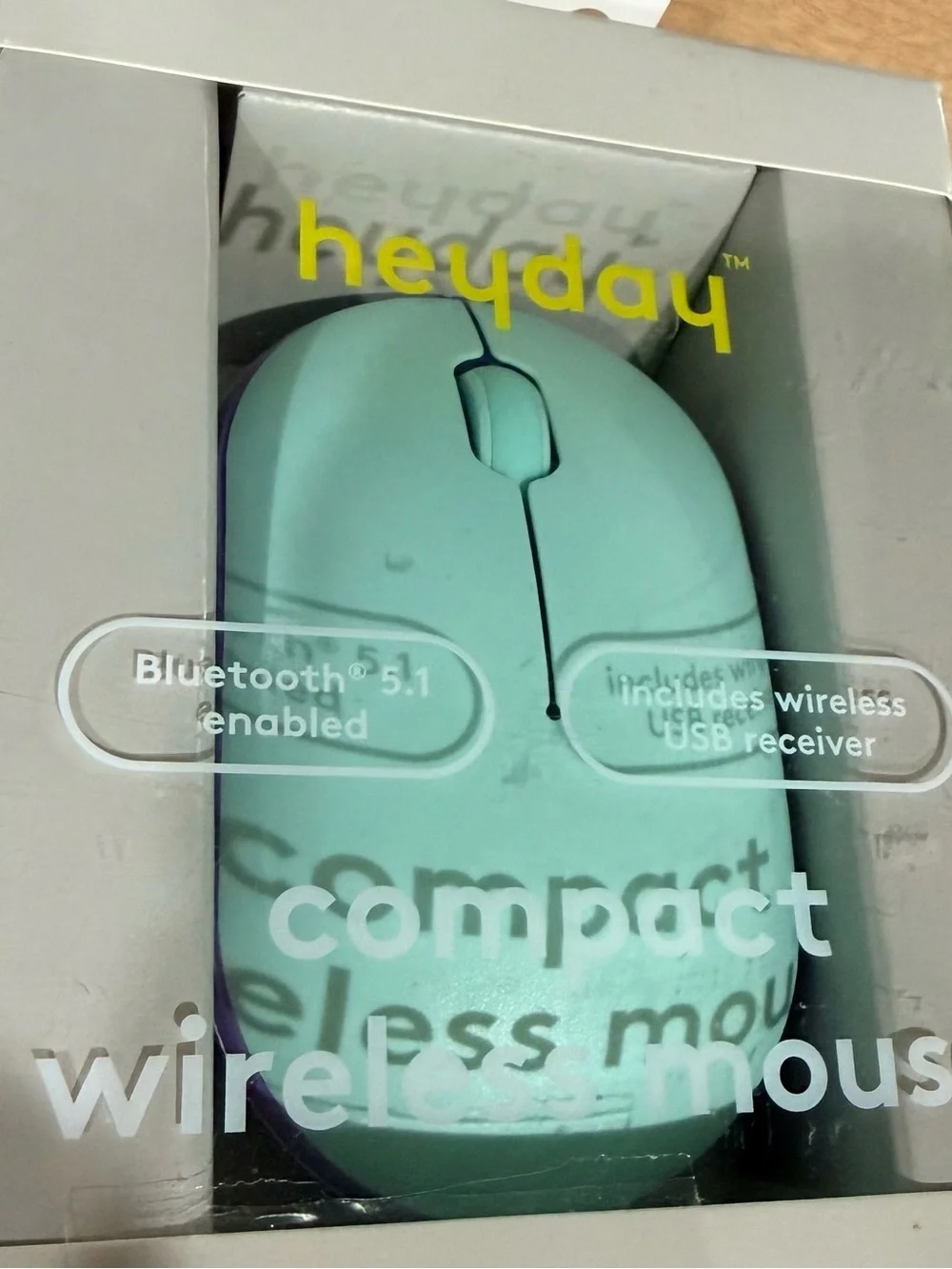 heyday Mint Green Wireless Bluetooth Mouse
